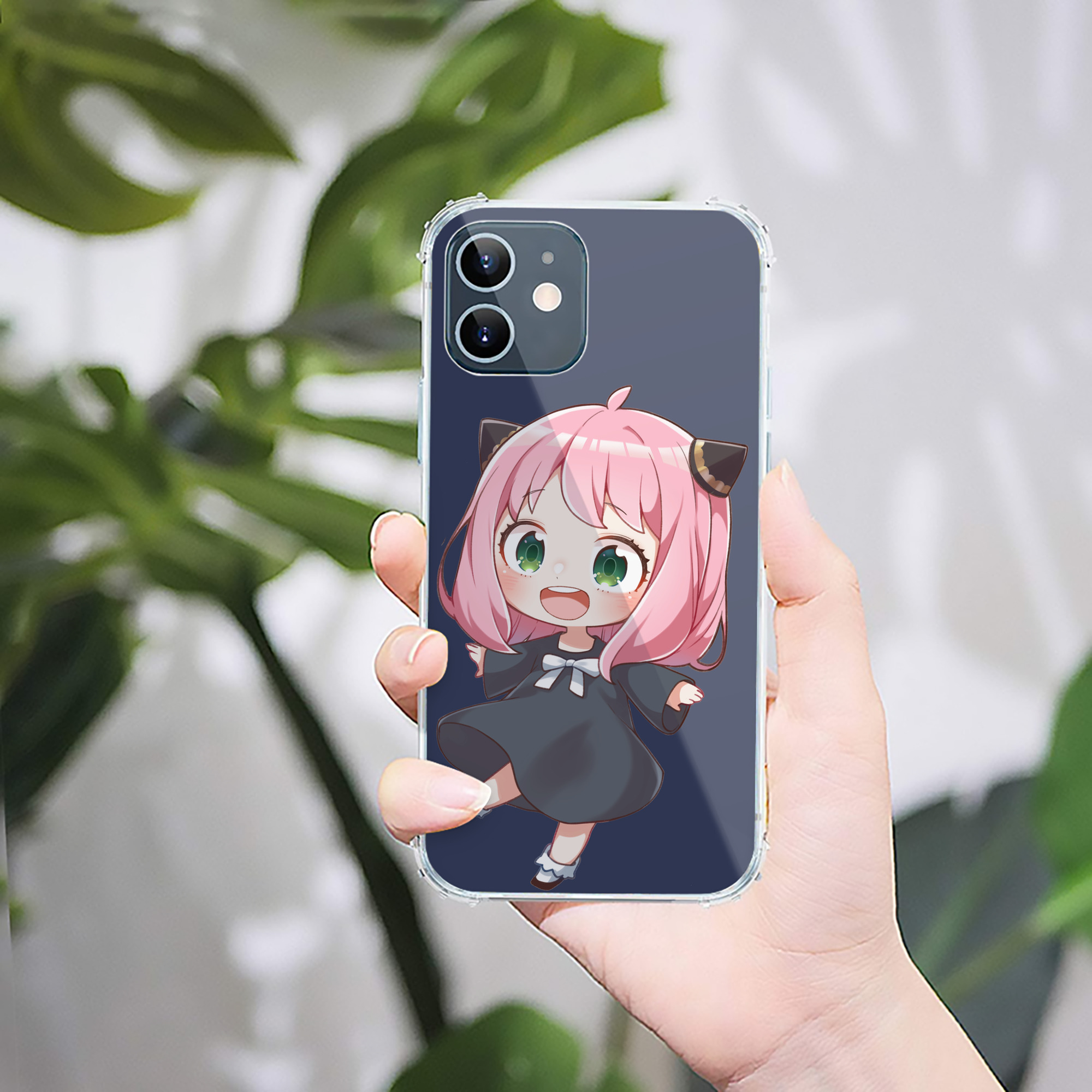 （画像用） SPY×FAMILY间谍家家酒 【iPhone 12シリーズ対応】透明スマホケース（クリアソフトケース）